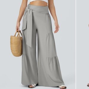 HALARA Gray Wide-Leg  Pants
